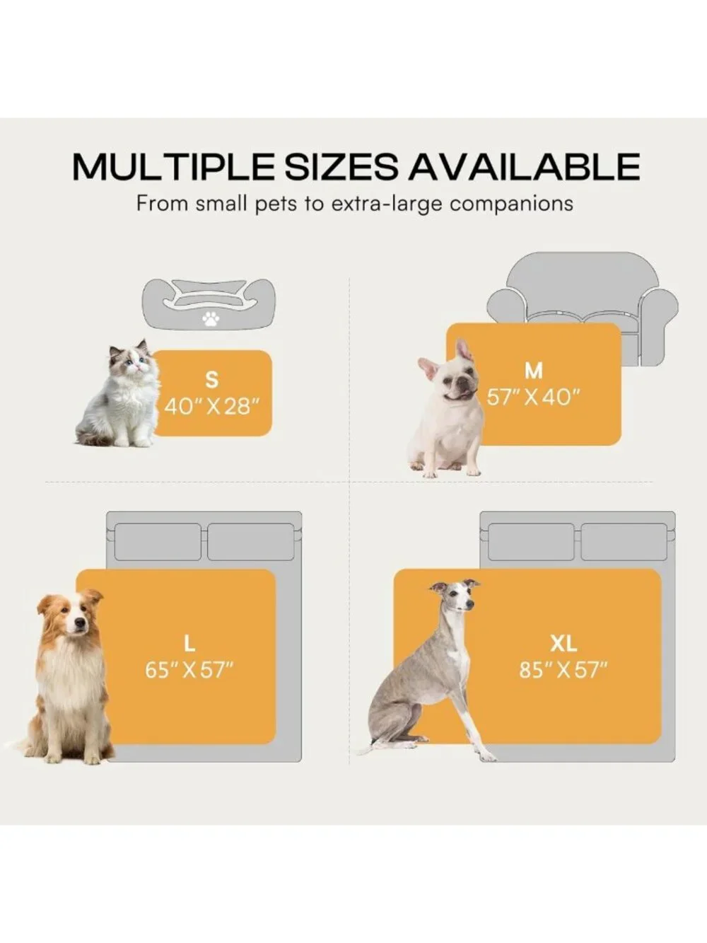 Ultra-Soft Waterproof Dog Blanket for Large Dogs - Durable, Warm, Machine